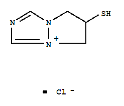 6,7-Dihydro-6-mercapto-5H-pyrazolo[1,2-a][1,2,4]-triazolium chloride