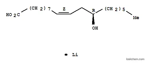 Molecular Structure of 15467-06-8 (LITHIUM RICINOLEATE)