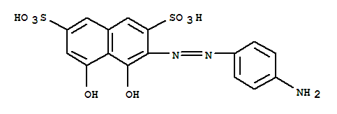 2,7-Naphthalenedisulfonicacid, 3-[2-(4-aminophenyl)diazenyl]-4,5-dihydroxy-
