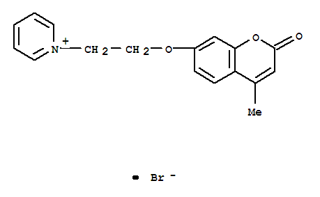 Pyridinium,1-[2-[(4-methyl-2-oxo-2H-1-benzopyran-7-yl)oxy]ethyl]-, bromide (1:1)