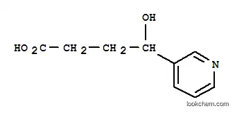 Molecular Structure of 15569-97-8 ((-4-Hydroxy-4-(3-pyridyl)butanoic Acid)
