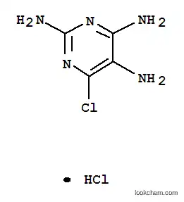 Molecular Structure of 155824-29-6 (2,4,5-Triamino-6-chloropyrimidine hydrochloride)