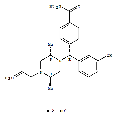 BW 373U86;4-[(αR*)-α-((2S*,5R*)-4-Allyl-2,5-diMethyl-1-piperazinyl)-3-hydroxybenzyl]-N,N-diethylbenzaMide