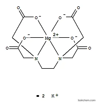 Molecular Structure of 15708-48-2 (EDTA DIPOTASSIUM MAGNESIUM SALT, DIHYDRATE)