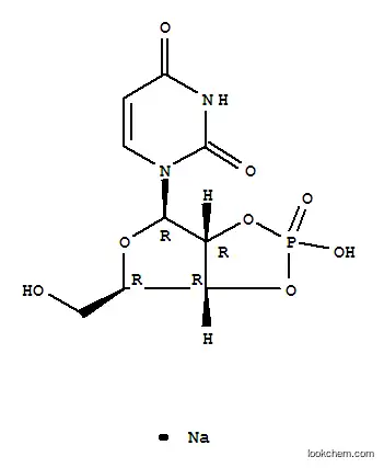 Molecular Structure of 15718-50-0 (URIDINE-2',3'-CYCLIC MONOPHOSPHATE SODIUM SALT)