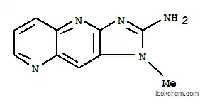 Molecular Structure of 157730-37-5 (1-Methyl-1H-imidazo(4,5-b)(1,5)naphthyridin-2-amine)