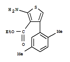 2-AMINO-4-(2,5-DIMETHYL-PHENYL)-THIOPHENE-3-CARBOXYLIC ACID ETHYL ESTER