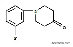Molecular Structure of 158553-31-2 (1-(3-FLUORO-PHENYL)-PIPERIDIN-4-ONE)
