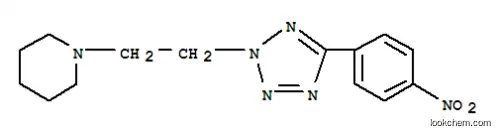 Molecular Structure of 158553-38-9 (2-(2-Piperidinoethyl)-5-(4-nitrophenyl)tetrazole hydrate)