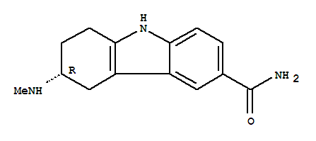 1H-Carbazole-6-carboxamide,2,3,4,9-tetrahydro-3-(methylamino)-, (3R)-