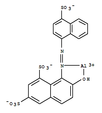 [6-Hydroxy-5-{[4-(sulfo-κO)-1-naphthyl]diazenyl}-1,3-naphthalenedisulfonato(3-)-κ2O1,O3]aluminium