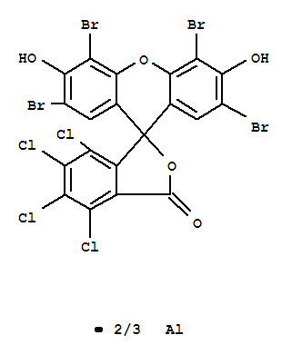 Spiro[isobenzofuran-1(3H),9'-[9H]xanthen]-3-one,2',4',5',7'-tetrabromo-4,5,6,7-tetrachloro-3',6'-dihydroxy-, aluminum salt(3:2)