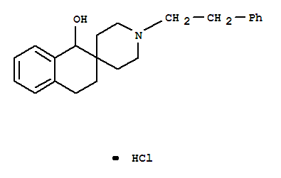 3,4-DIHYDRO-1-HYDROXYNAPHTHALENE-2(1H)-SPIRO-4'-(1'-(2-PHENYLETHYL)PIPERIDINE) HCL