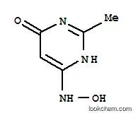 Molecular Structure of 16071-29-7 (4-Pyrimidinol, 6-(hydroxyamino)-2-methyl- (8CI))