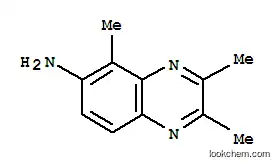 Molecular Structure of 161697-03-6 (6-Quinoxalinamine,2,3,5-trimethyl-(9CI))
