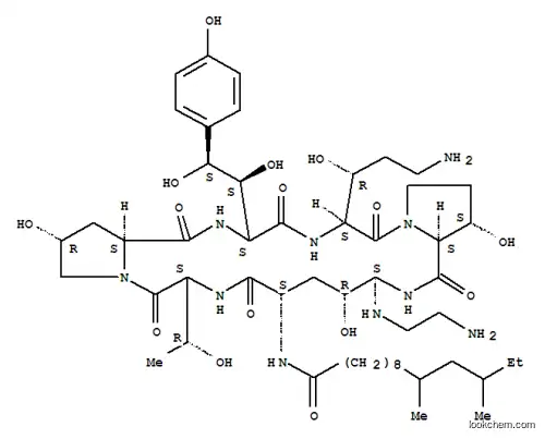 Molecular Structure of 162808-62-0 (Caspofungin)
