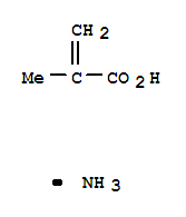 2-Propenoic acid,2-methyl-, ammonium salt (1:1)