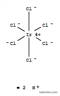 Molecular Structure of 16941-92-7 (Hexachloroiridic acid hexahydrate)