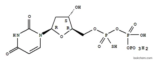 Molecular Structure of 170428-85-0 (2'-DEOXYURIDINE-5'-O-(1-THIOTRIPHOSPHATE), RP-ISOMER SODIUM SALT)