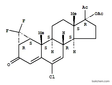 Molecular Structure of 17092-31-8 (3'H-CYCLOPROPA[1,2]PREGNA-1,4,6-TRIENE-3,20-DIONE)