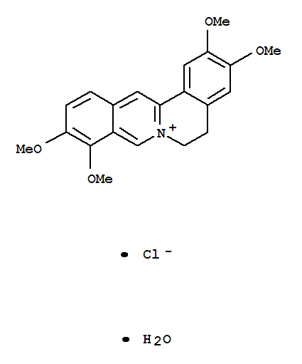 Palmatine chloride hydrate  CAS NO.171869-95-7