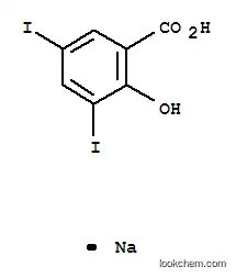 Molecular Structure of 17274-17-8 (3,5-Diiodosalicylic acid potassium salt)