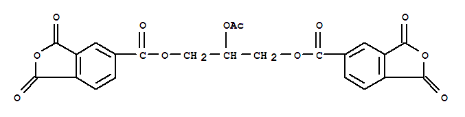 5-Isobenzofurancarboxylicacid, 1,3-dihydro-1,3-dioxo-, 5,5'-[2-(acetyloxy)-1,3-propanediyl] ester