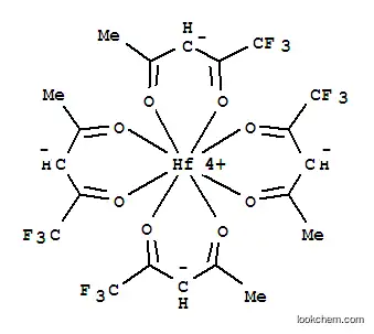 Molecular Structure of 17475-68-2 (HAFNIUM TRIFLUOROACETYLACETONATE)
