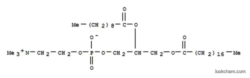 Molecular Structure of 17511-04-5 (2-[(2-decanoyloxy-3-octadecanoyloxy-propoxy)-oxido-phosphoryl]oxyethyl -trimethyl-azanium)