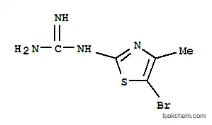 Molecular Structure of 175136-87-5 (N-(5-BROMO-4-METHYL-1,3-THIAZOL-2-YL)GUANIDINE)
