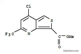 Molecular Structure of 175203-40-4 (METHYL 4-CHLORO-6-(TRIFLUOROMETHYL)THIENO[3,4-B]-PYRIDINE-1-CARBOXYLATE)