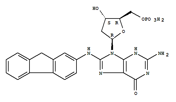 ((2R,3S,5R)-5-(8-((9H-Fluoren-2-yl)amino)-2-amino-6-oxo-3H-purin-9(6H)-yl)-3-hydroxytetrahydrofuran-2-yl)methyldihydrogenphosphate