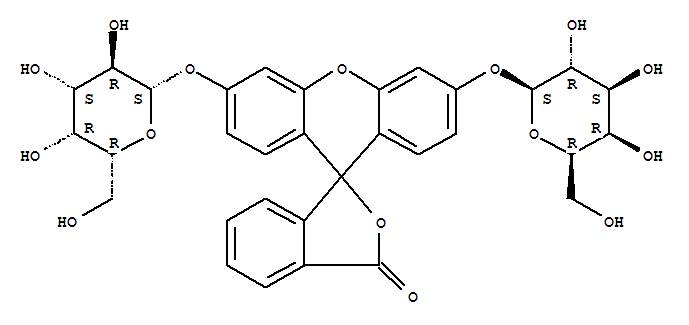 3',6'-bis[[(2s,3r,4s,5r,6r)-3,4,5-trihydroxy-6-(hydroxymethyl)oxan-2-yl]oxy]spiro[2-benzofuran-3,9'-xanthene]-1-one