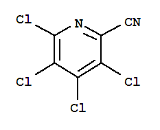 Molecular Structure of 17824-83-8 (2-Pyridinecarbonitrile,3,4,5,6-tetrachloro-)