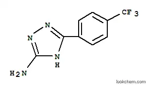 Molecular Structure of 178556-79-1 (5-(4-(Trifluoromethyl)phenyl)-4H-1,2,4-triazol-3-amine)