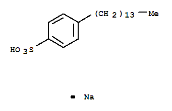 Benzenesulfonic acid,4-tetradecyl-, sodium salt (1:1)
