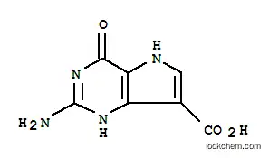 Molecular Structure of 180059-06-7 (1H-Pyrrolo[3,2-d]pyrimidine-7-carboxylicacid,2-amino-4,5-dihydro-4-oxo-)