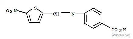 4-{[(E)-(5-nitrothiophen-2-yl)methylidene]amino}benzoic acid