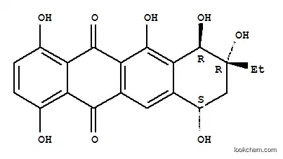 8-Ethyl-1,4,6,7,8,10-hexahydroxy-7,8,9,10-tetrahydro-5,12-naphthacened ione