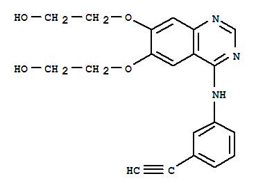 99% up by HPLC 4-[(3-Ethynylphenyl)amino]-6,7-bis(2-hydroxyethoxy)quinazoline 183321-84-8