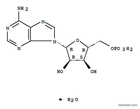 Molecular Structure of 18422-05-4 (Adenosine 5'-monophosphate monohydrate)