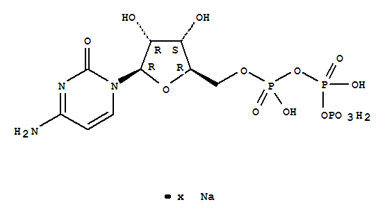 Cytidine5'-(tetrahydrogen triphosphate), sodium salt  CAS NO.18423-42-2