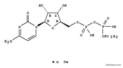 Molecular Structure of 18423-42-2 (Cytidine-5'-triphosphoric acid disodium salt)