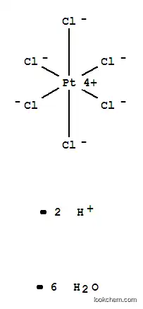 Molecular Structure of 18497-13-7 (CHLOROPLATINIC ACID HEXAHYDRATE)
