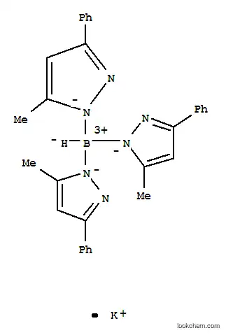 Molecular Structure of 185034-21-3 (POTASSIUM HYDROTRIS (3-PHENYL-5-METHYLPYRAZOL-1-YL)BORATE)