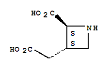 3-Azetidineacetic acid,2-carboxy-, (2S,3S)-(185387-36-4)