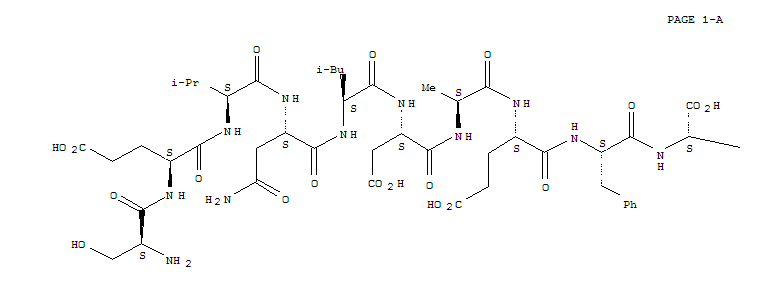 (4S)-4-[[(2S)-2-[[(2S)-2-[[(2S)-2-[[(2S)-4-amino-2-[[(2S)-2-[[(2S)-2-[[(2S)-2-amino-3-hydroxypropanoyl]amino]-4-carboxybutanoyl]amino]-3-methylbutanoyl]amino]-4-oxobutanoyl]amino]-4-methylpentanoyl]am