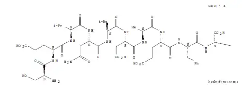 Molecular Structure of 186142-28-9 ((ASN670,LEU671)-AMYLOID BETA/A4 PROTEIN PRECURSOR770 (667-676))