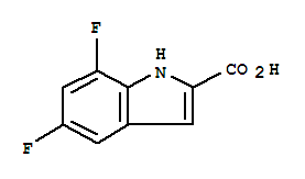 1H-Indole-2-carboxylic acid, 5,7-difluoro-