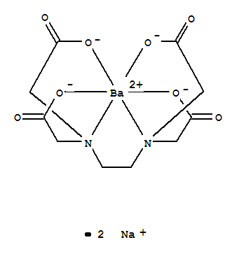 Barate(2-),[[N,N'-1,2-ethanediylbis[N-[(carboxy-kO)methyl]glycinato-kN,kO]](4-)]-, disodium, (OC-6-21)- (9CI) cas  18744-58-6